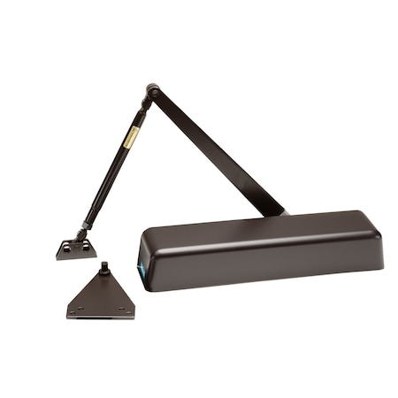 Global Door Controls Commercial ADA Grade 1 Door Closer in Duronodic With Adjustable Sizes 1-4 TC511-DU